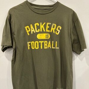 Men’s Green Bay packers football tee large